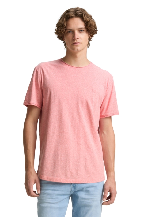 Tom Tailor open edge melange t-shirt